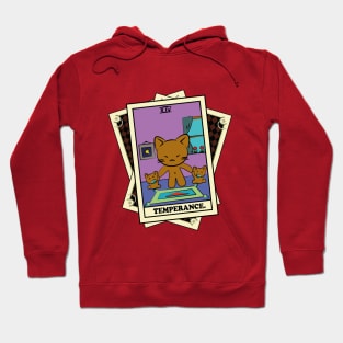 TAROT CARDS DECK | TEMPERANCE. | FORTUNE CAT Hoodie